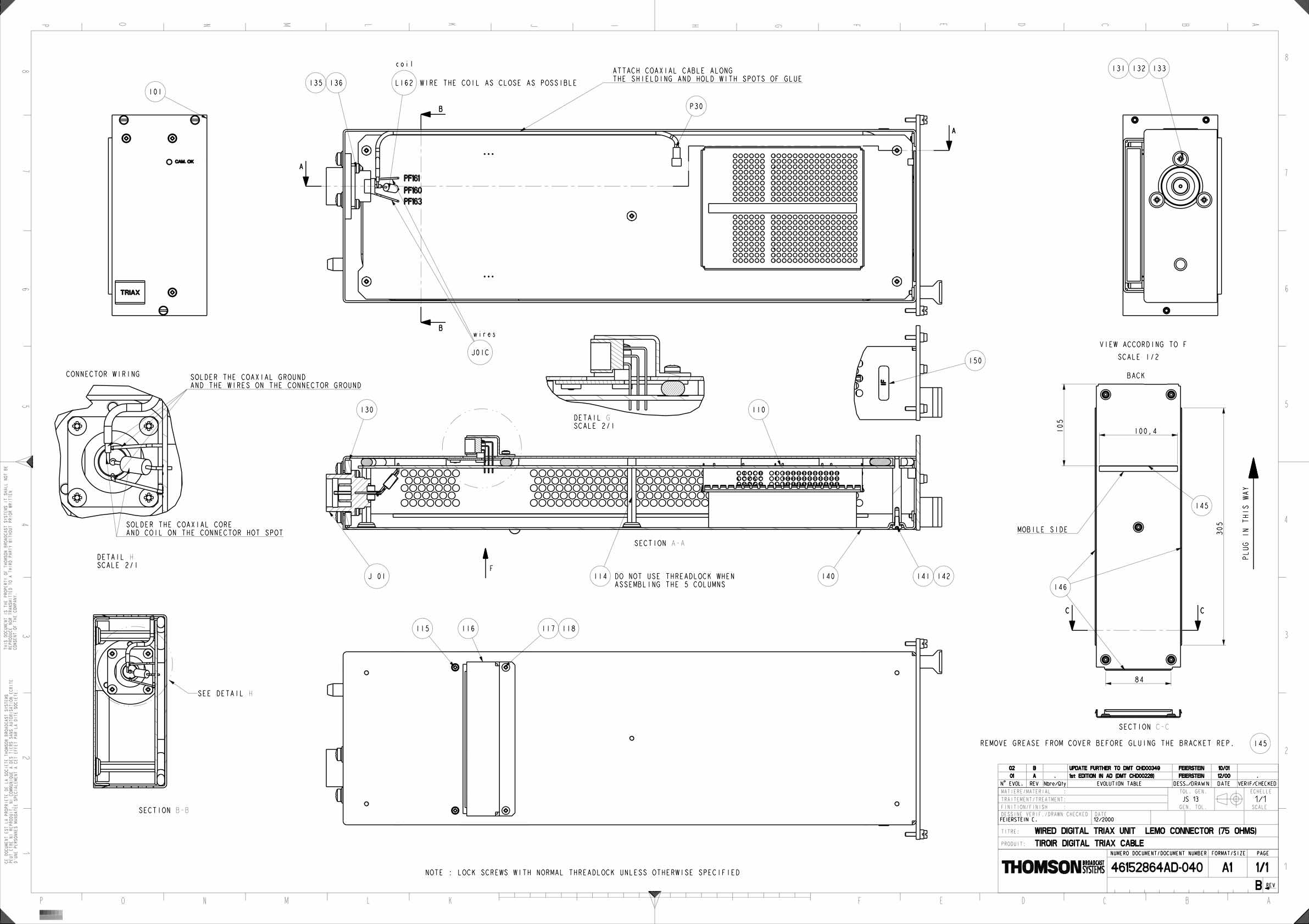 Grass Valley LDK4417-5417 Digital Triax technical manual preview