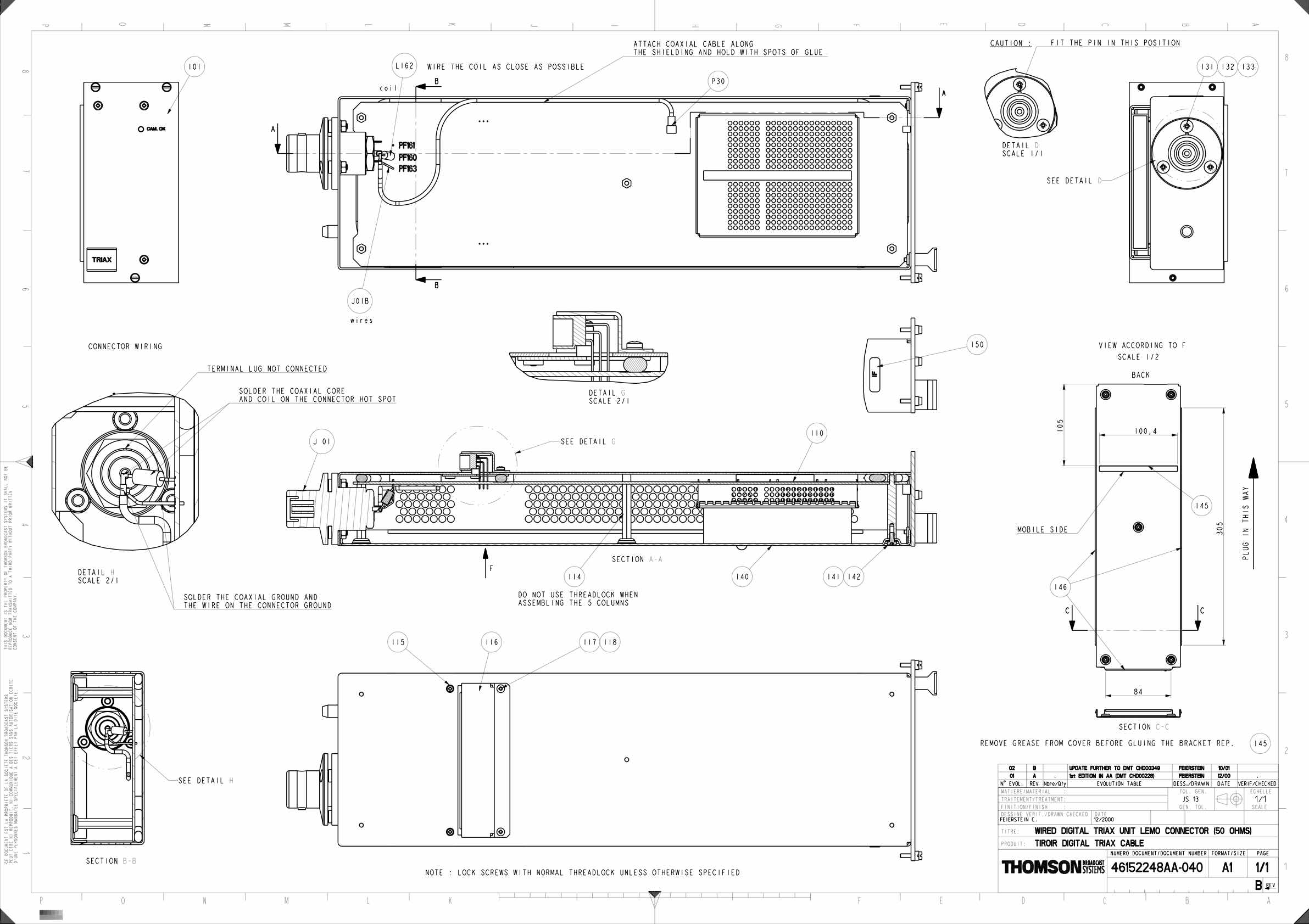 Grass Valley LDK4417-5417 Digital Triax technical manual preview