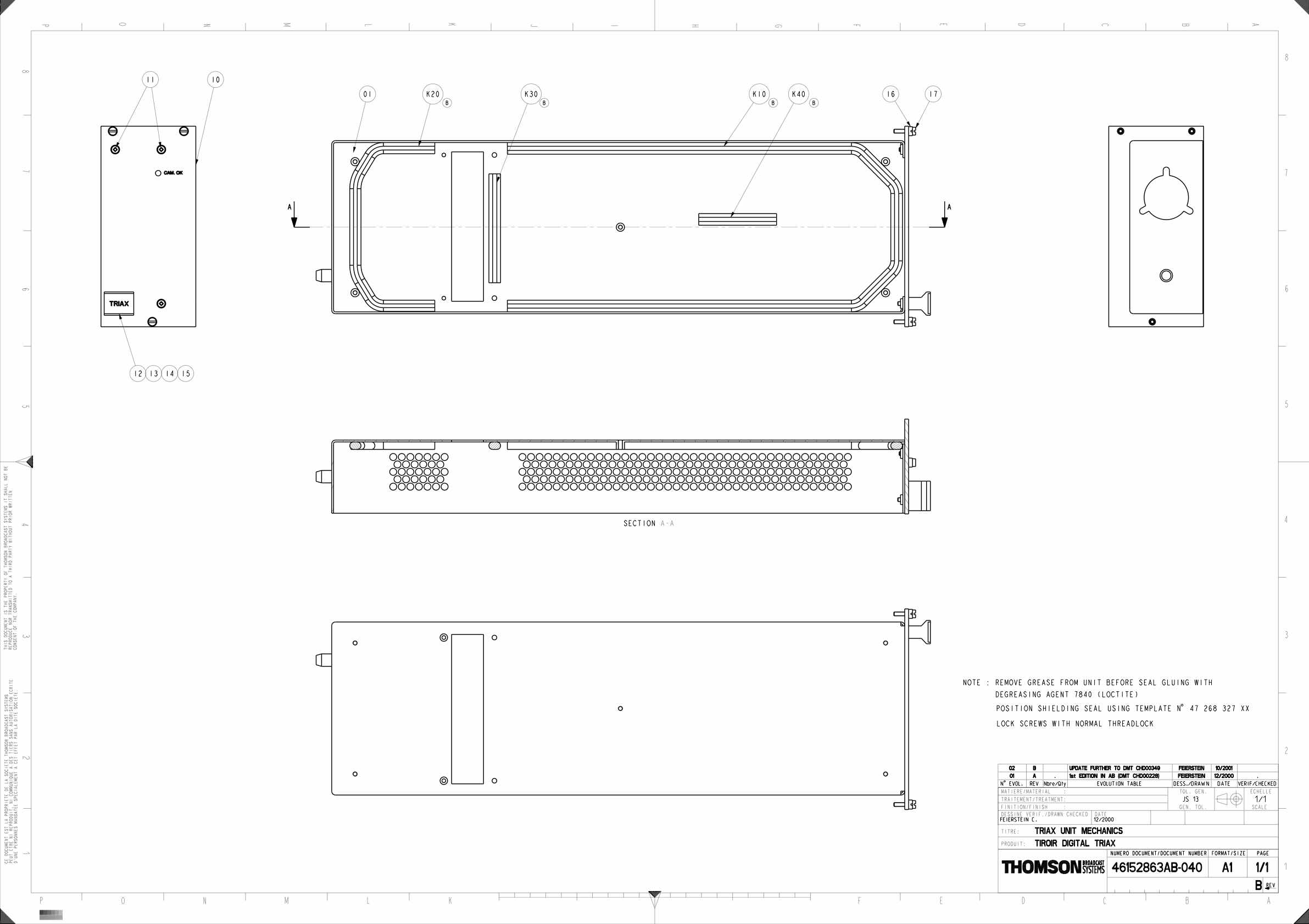 Grass Valley LDK4417-5417 Digital Triax technical manual preview