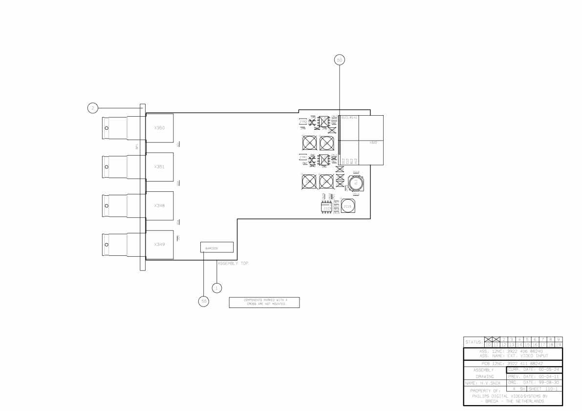 Grass Valley LDK4501 Standart Base Unit SDTV technical manual preview