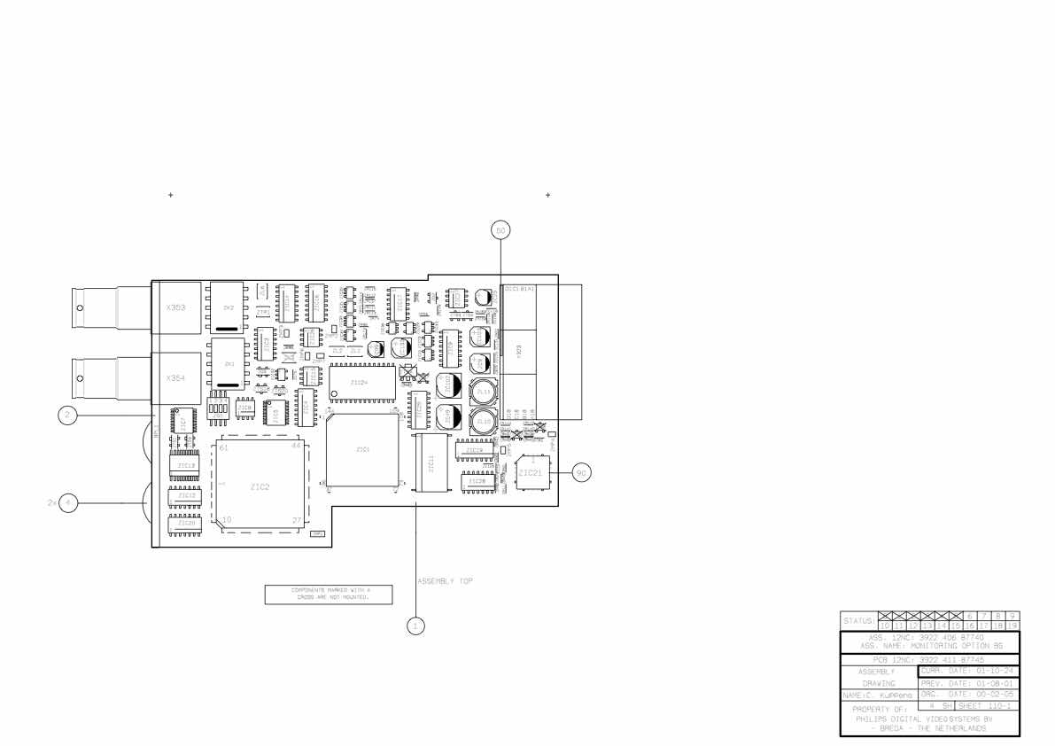 Grass Valley LDK4501 Standart Base Unit SDTV technical manual preview