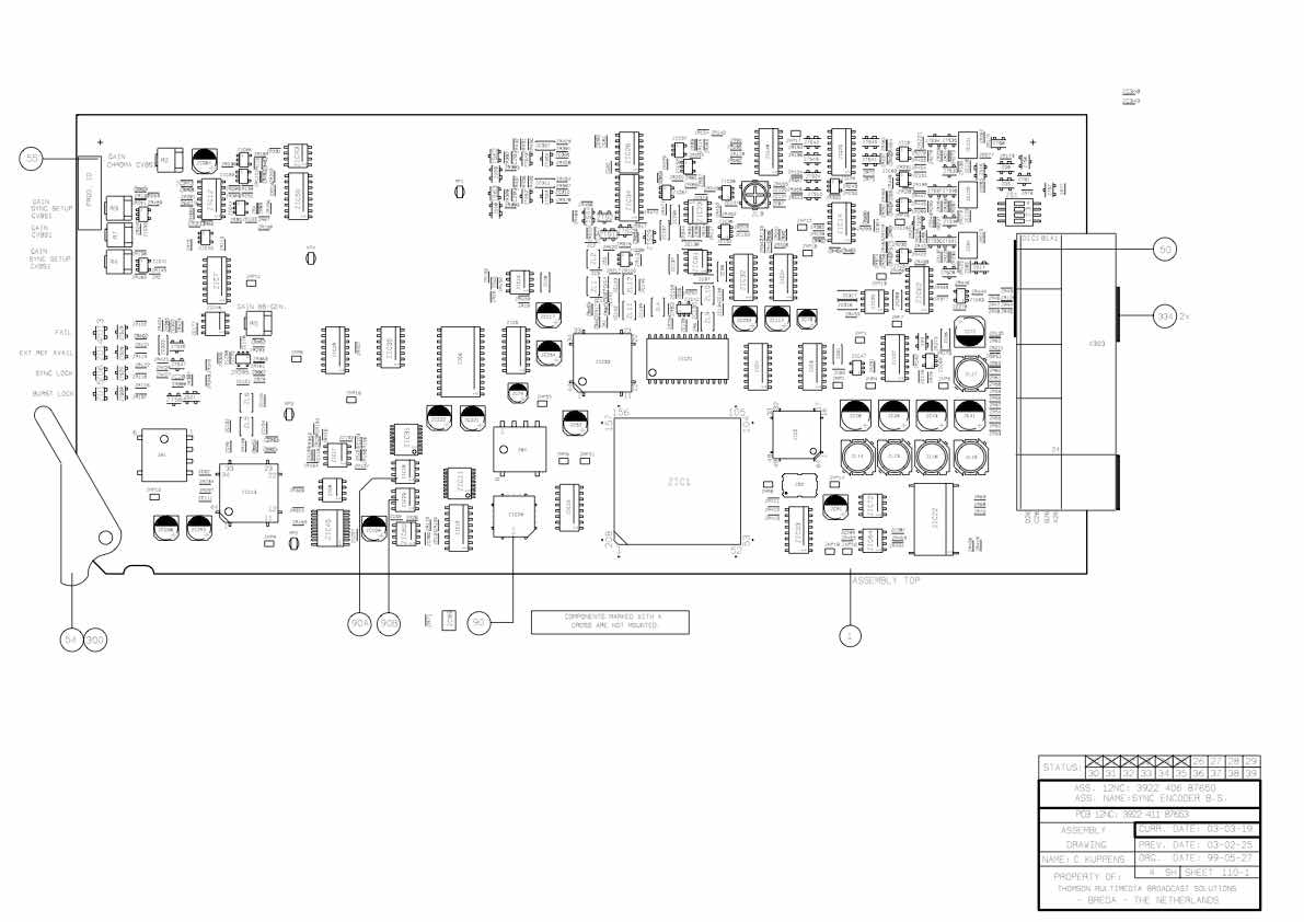 Grass Valley LDK4501 Standart Base Unit SDTV technical manual preview