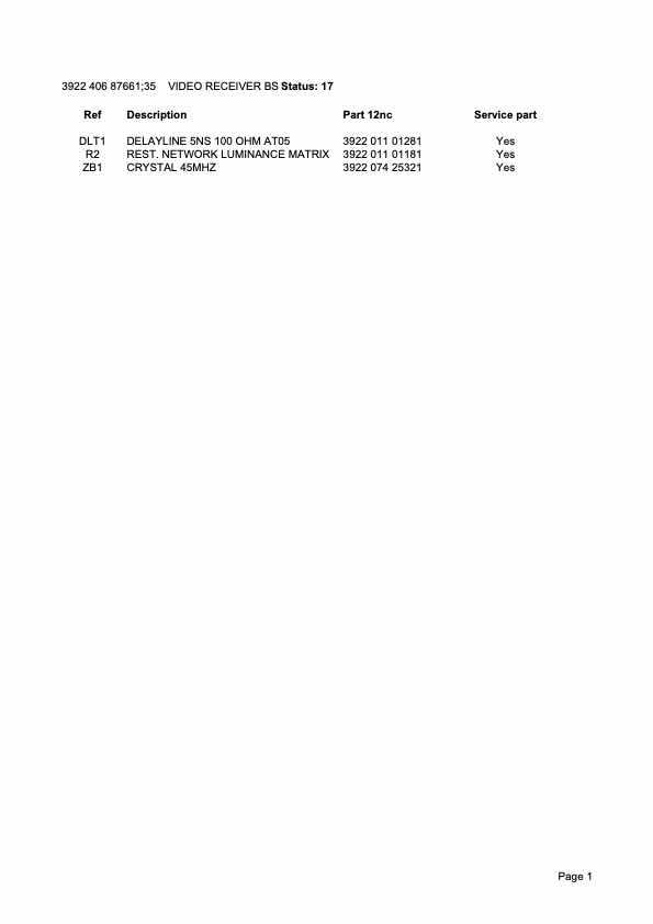 Grass Valley LDK4501 Standart Base Unit SDTV technical manual preview