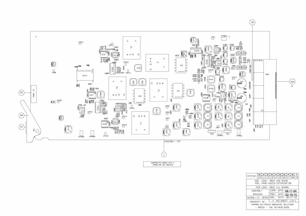 Grass Valley LDK4503-02 Base Unit HDTV Fiber Ethernet technical manual preview