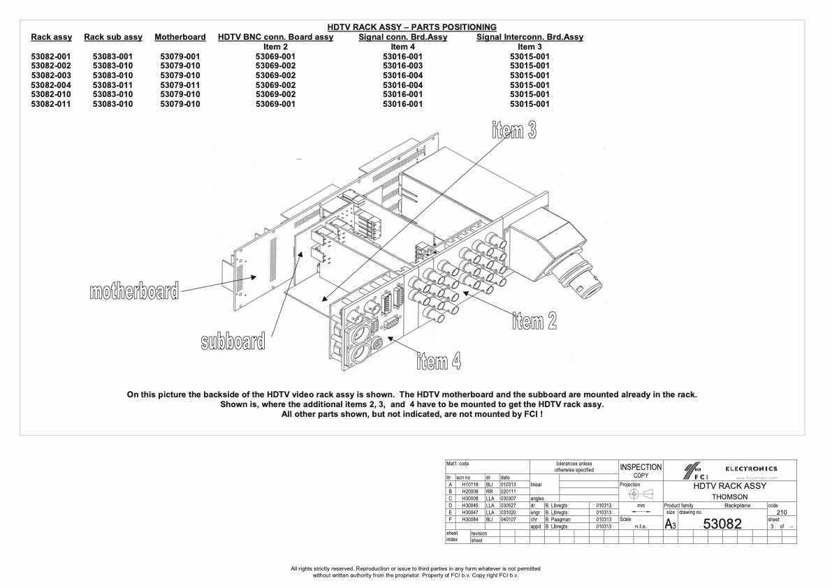 Grass Valley LDK4503-02 Base Unit HDTV Fiber Ethernet technical manual preview