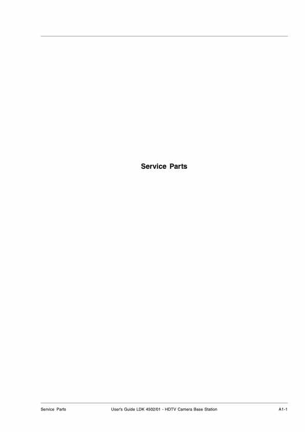 Grass Valley LDK4503-02 Base Unit HDTV Fiber Ethernet technical manual preview