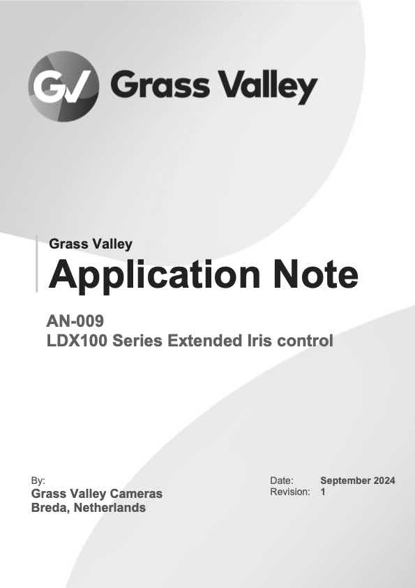 Grass Valley CGP500 technical manual preview