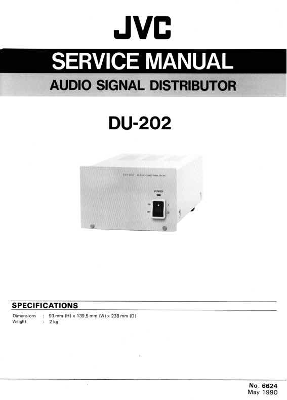 JVC DU_202 technical manual preview