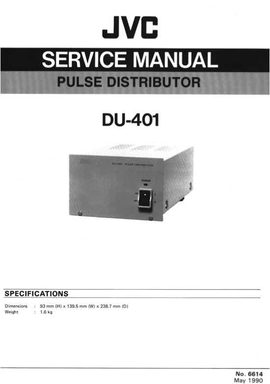JVC DU_401 technical manual preview