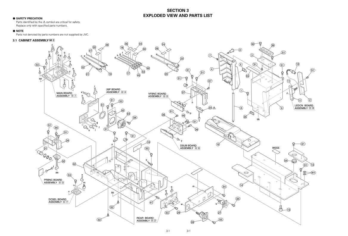 JVC KA-HD250 technical manual preview