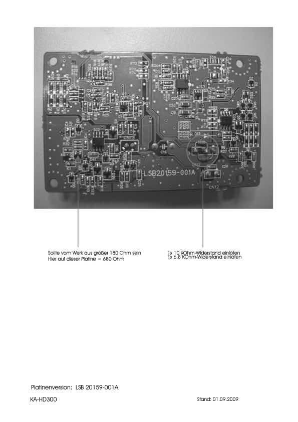 JVC KA-HD300 technical manual preview