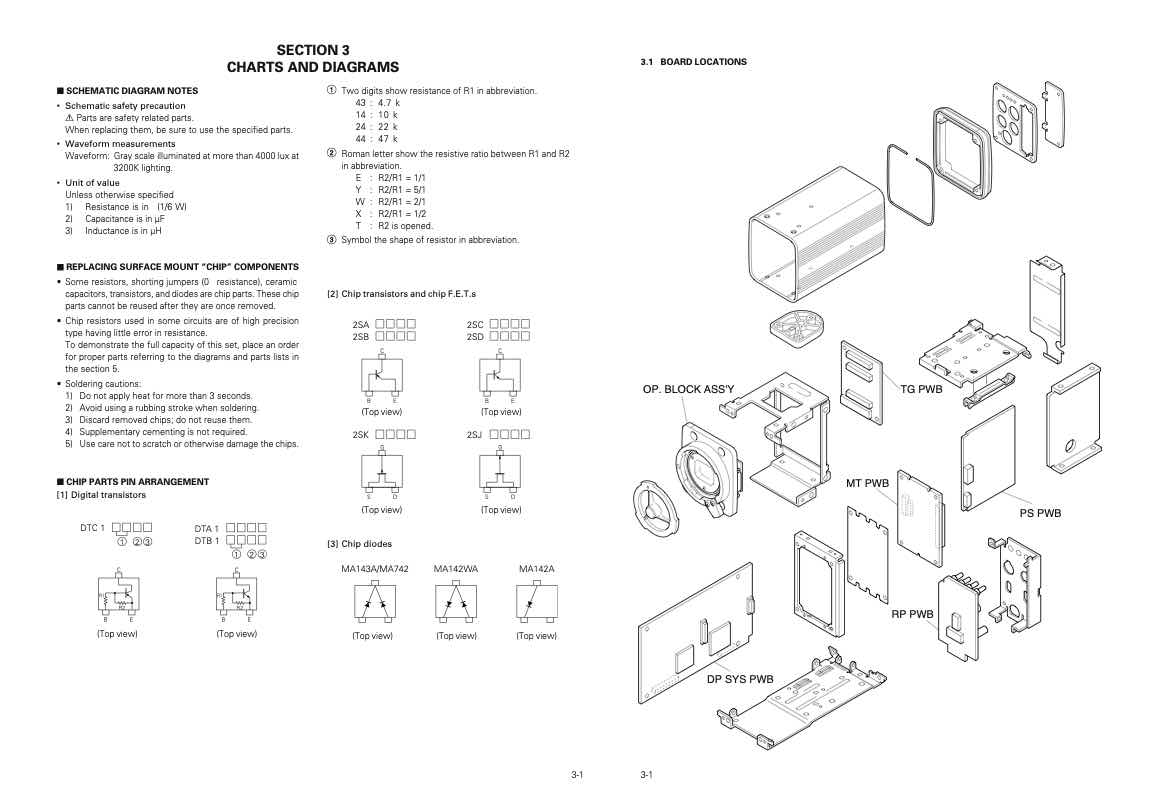 JVC KY-F560 technical manual preview