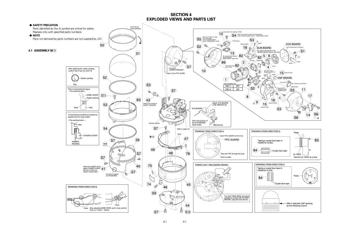 JVC TK-C676E technical manual preview