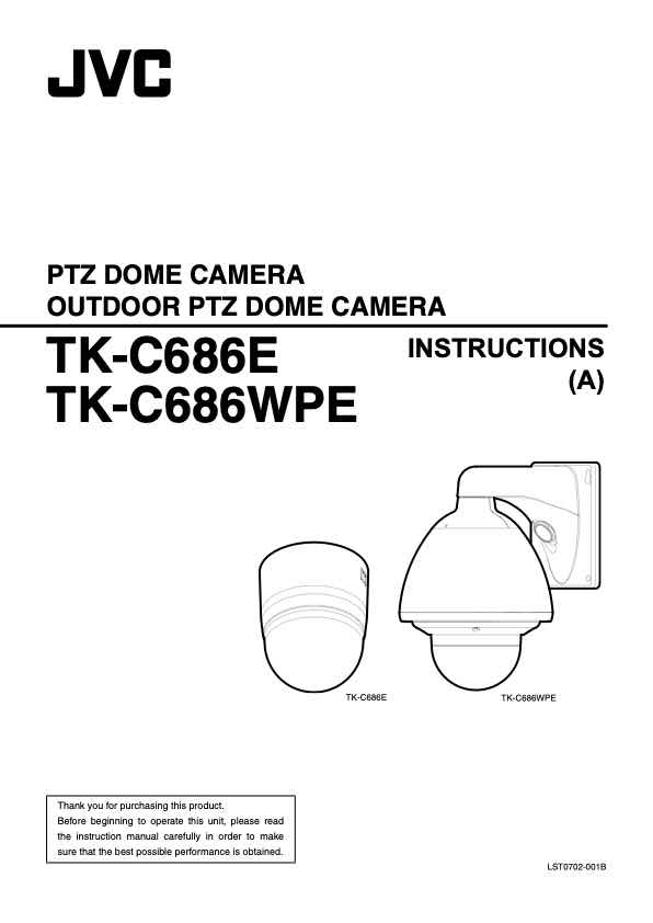 JVC TK-C686W(A) technical manual preview