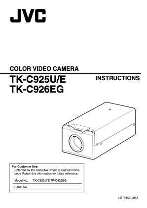 JVC TK-C925E technical manual preview