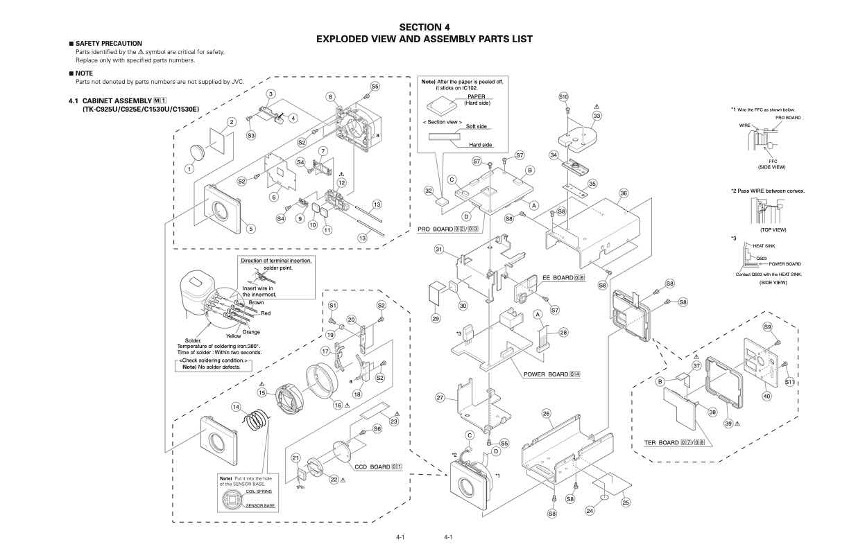 JVC TK-C925E technical manual preview