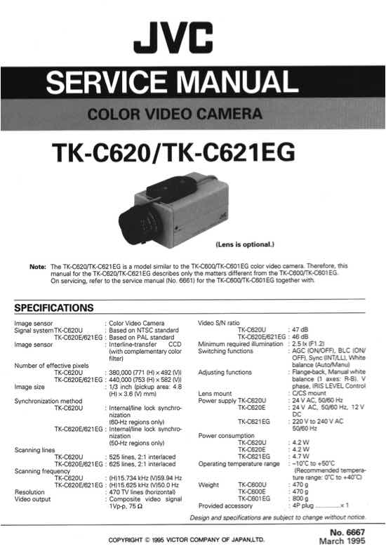 JVC TK_C620 technical manual preview
