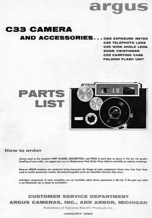 Argus C3 technical manual preview