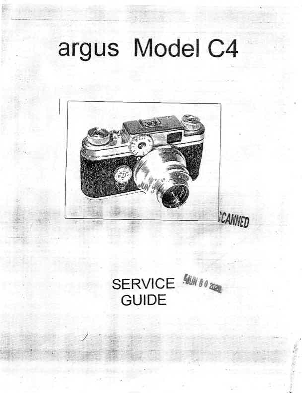 Argus C4 technical manual preview