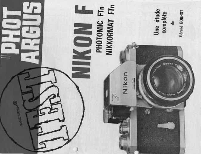 Argus Nikon F technical manual preview