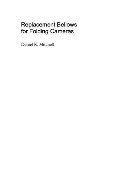 Bellows Mitchell technical manual preview