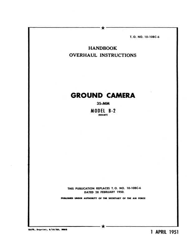 Bolsey Ground technical manual preview