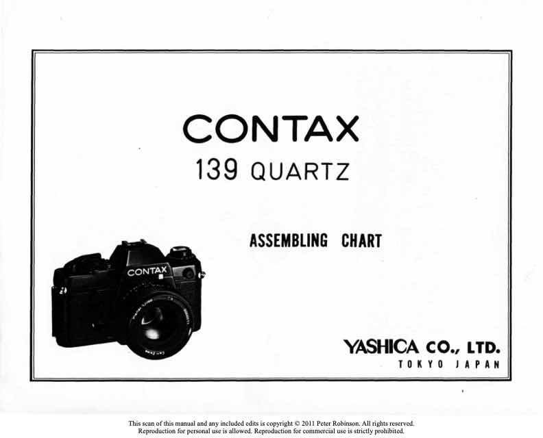 Contax 139 technical manual preview