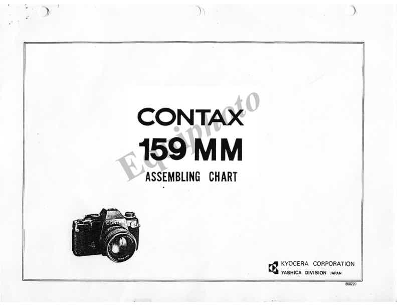 Contax 159 technical manual preview