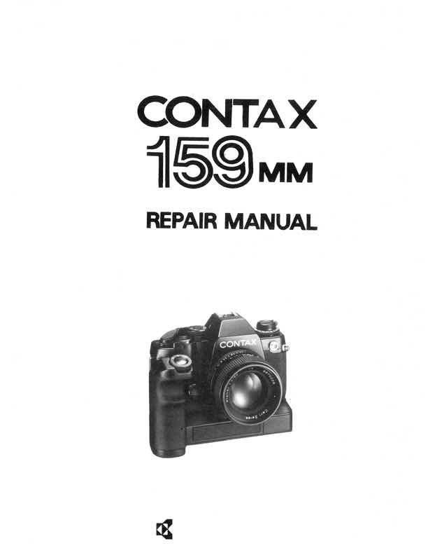 Contax 159 technical manual preview