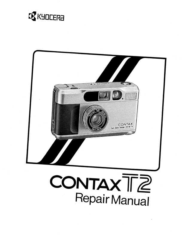 Contax T2 technical manual preview