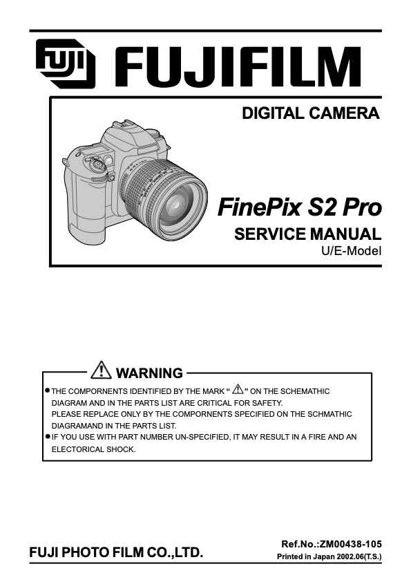 Fuji S2Pro technical manual preview