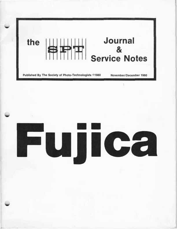 Fujica SPT technical manual preview