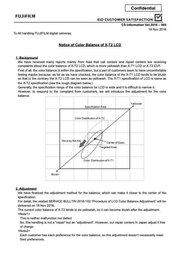 Fujifilm X-T2 technical manual preview