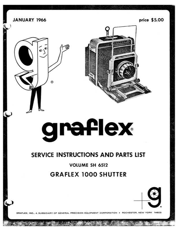 Graflex 1000 technical manual preview