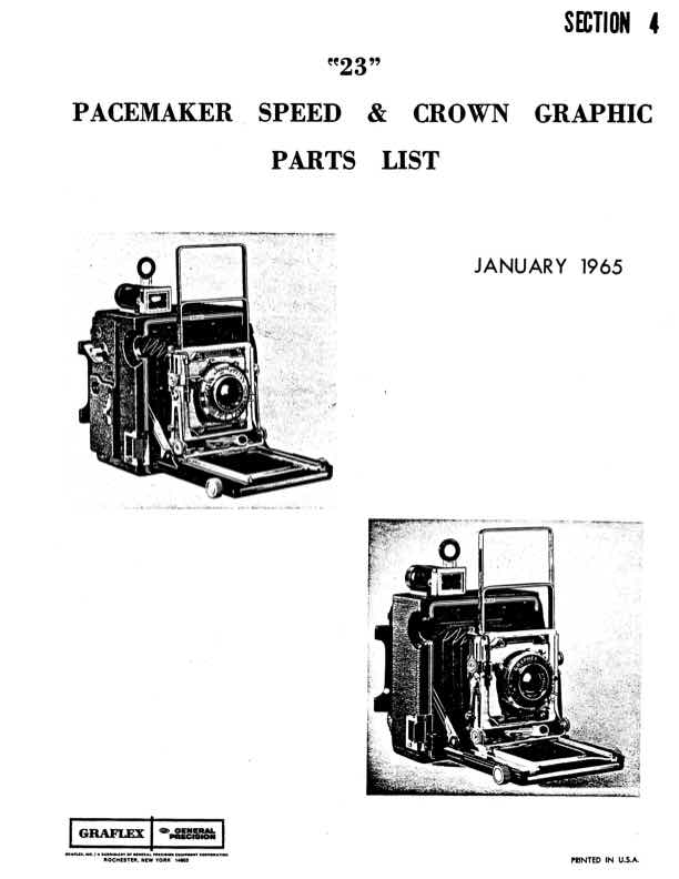 Graflex 23 technical manual preview