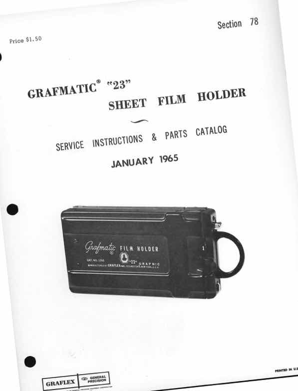 Graflex 23 technical manual preview