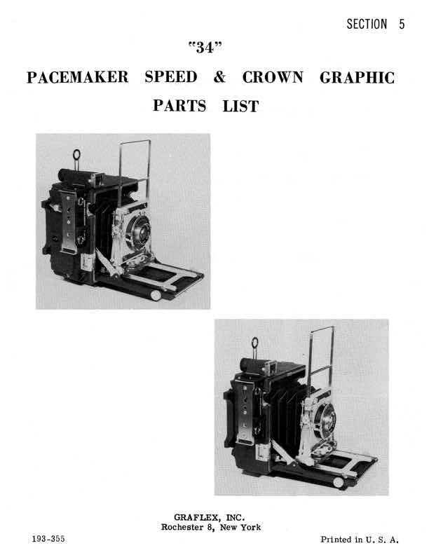 Graflex 34 technical manual preview