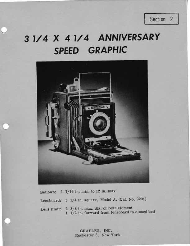 Graflex 3x4 technical manual preview