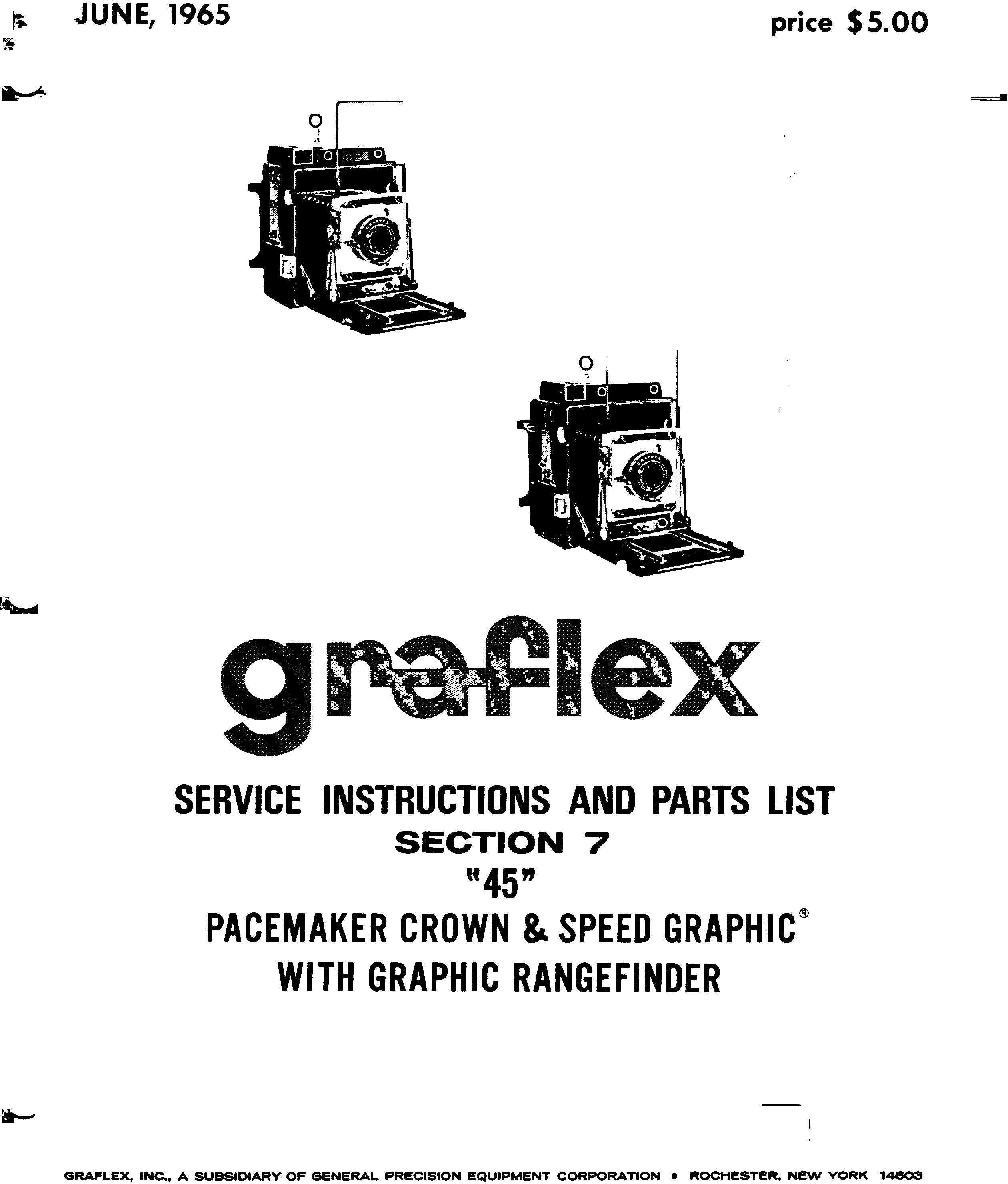 Graflex 45 technical manual preview