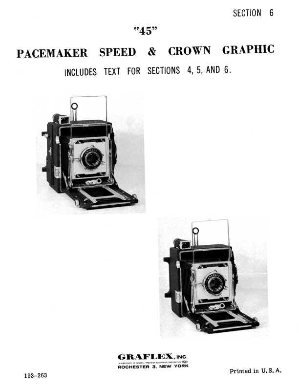 Graflex 45 technical manual preview