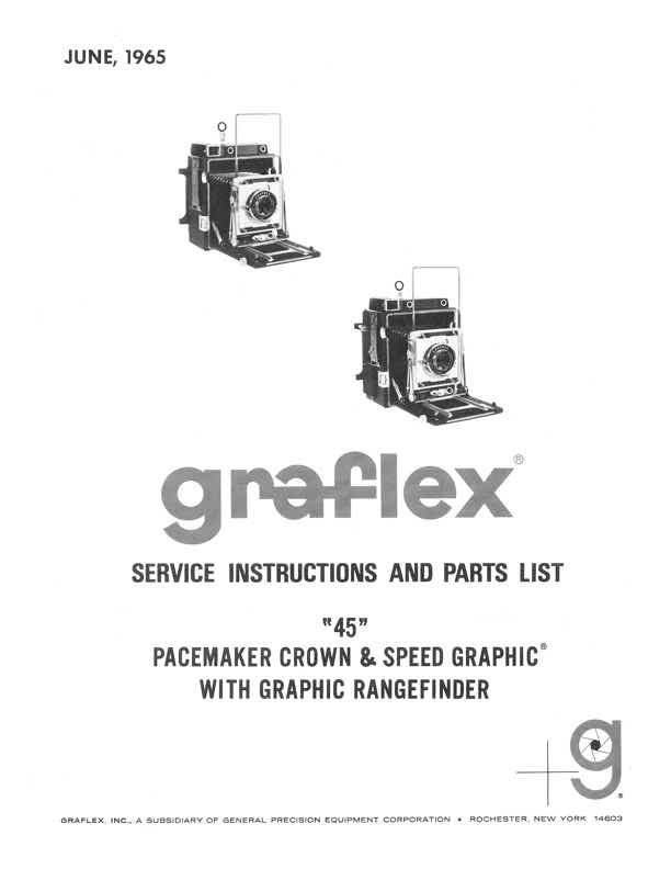 Graflex 45 technical manual preview