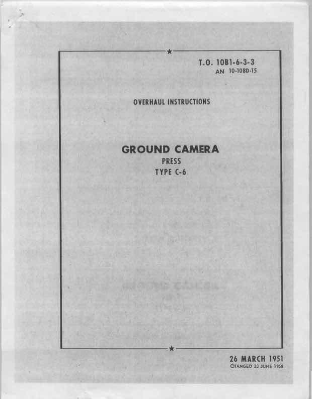 Graflex C6 technical manual preview
