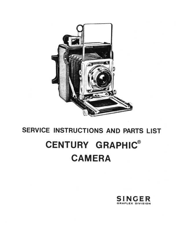 Graflex Century technical manual preview
