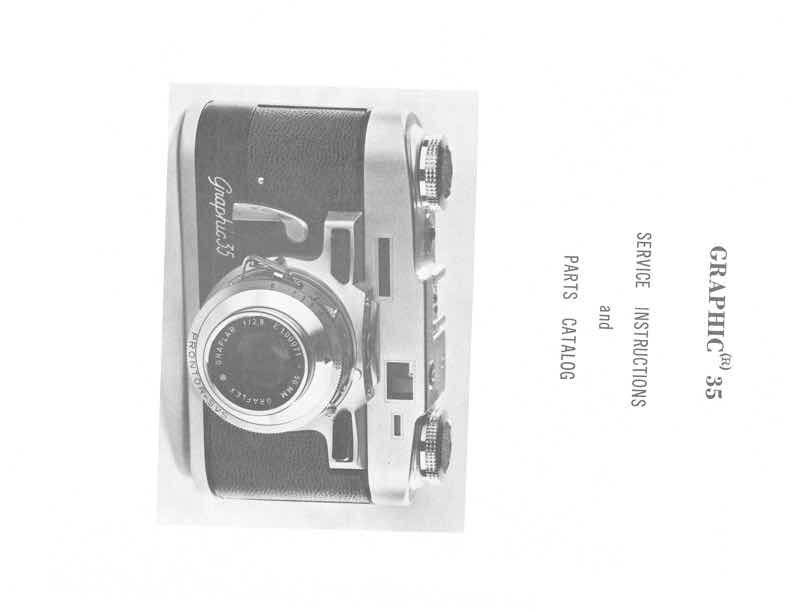 Graflex Graphic 35 technical manual preview
