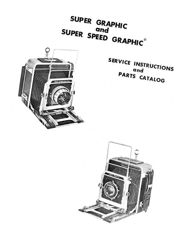 Graflex Super Graphic technical manual preview