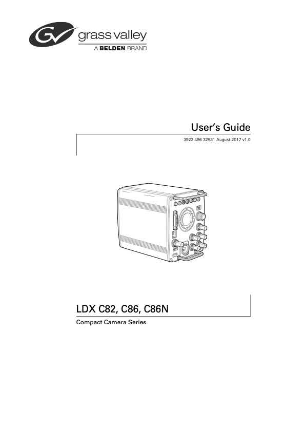 Grass Valley LDX C98 technical manual preview