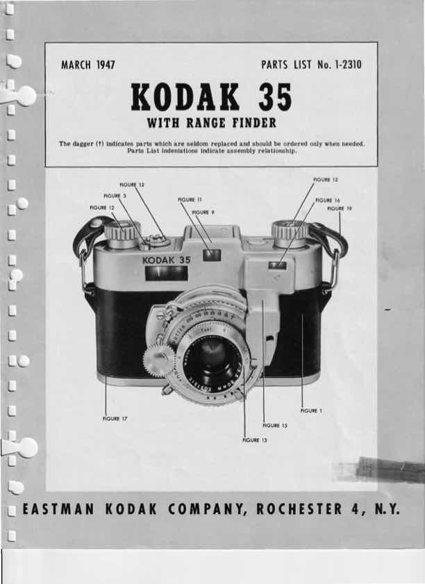 Kodak 35 technical manual preview