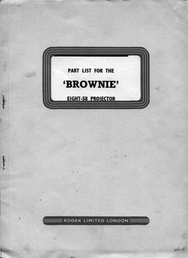 Kodak Brownie technical manual preview