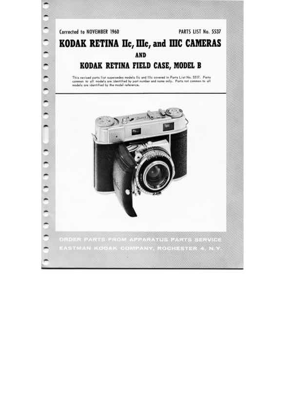 Kodak Retina technical manual preview
