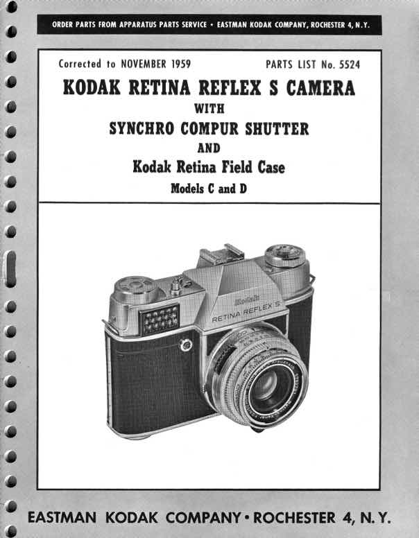 Kodak Retina technical manual preview